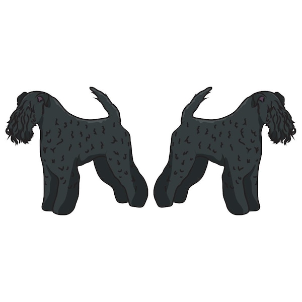 Signmission Kerry Blue Terrier Dog Decal, Dog Lover Decor Vinyl Sticker D-24-Kerry Blue Terrier - main